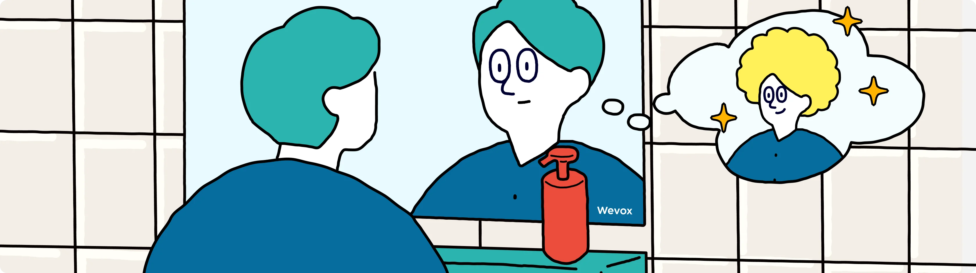 Wevoxと組織変革のイラスト