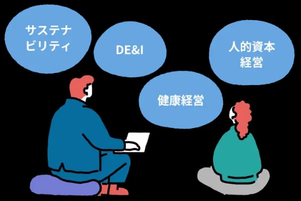 サステナビリティ DE&I 健康経営 人的資本経営