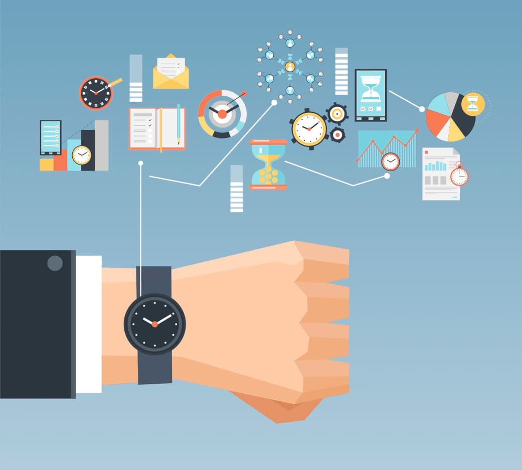 業務と作業時間を可視化する