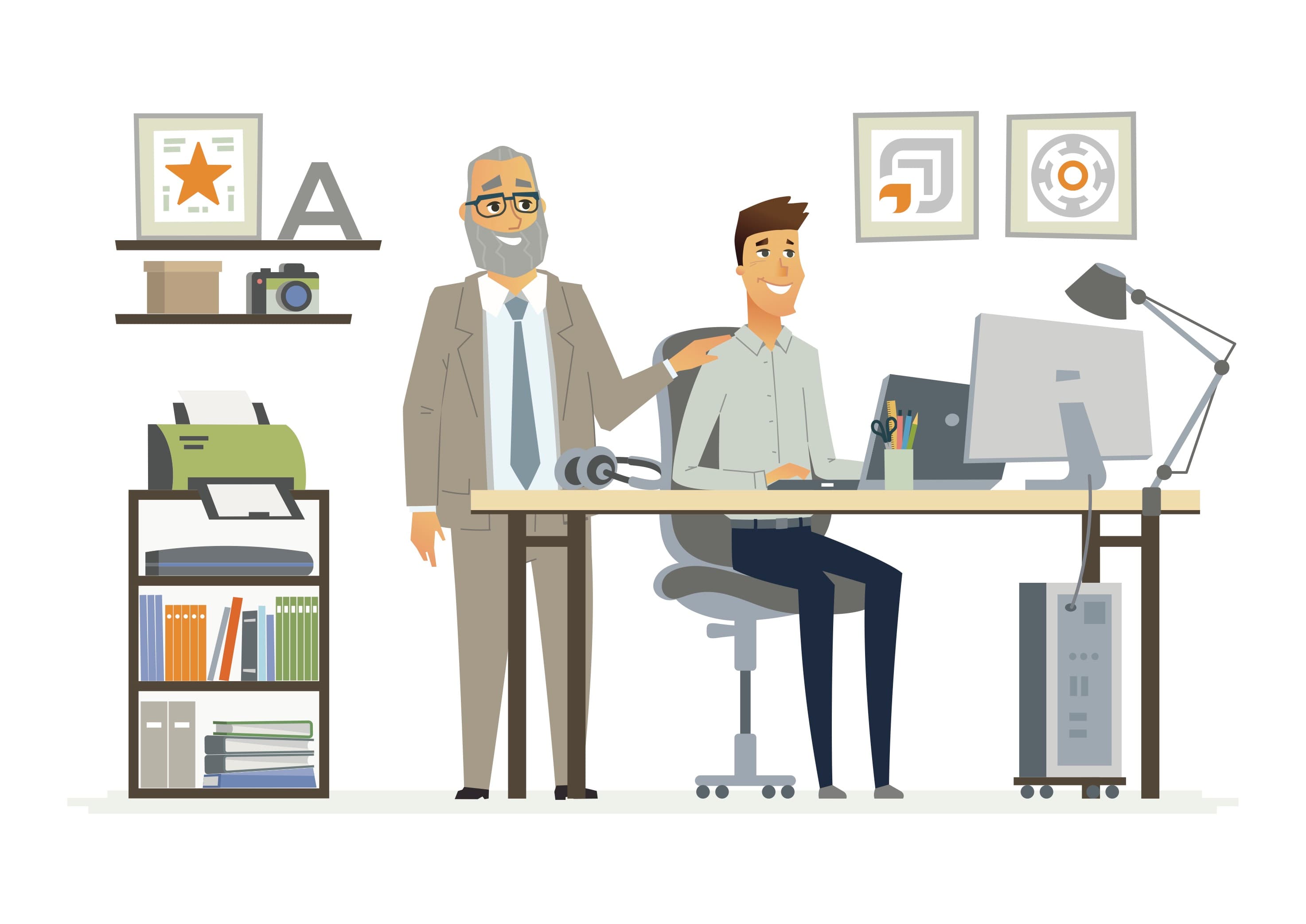 メンター制度で成長をサポートする