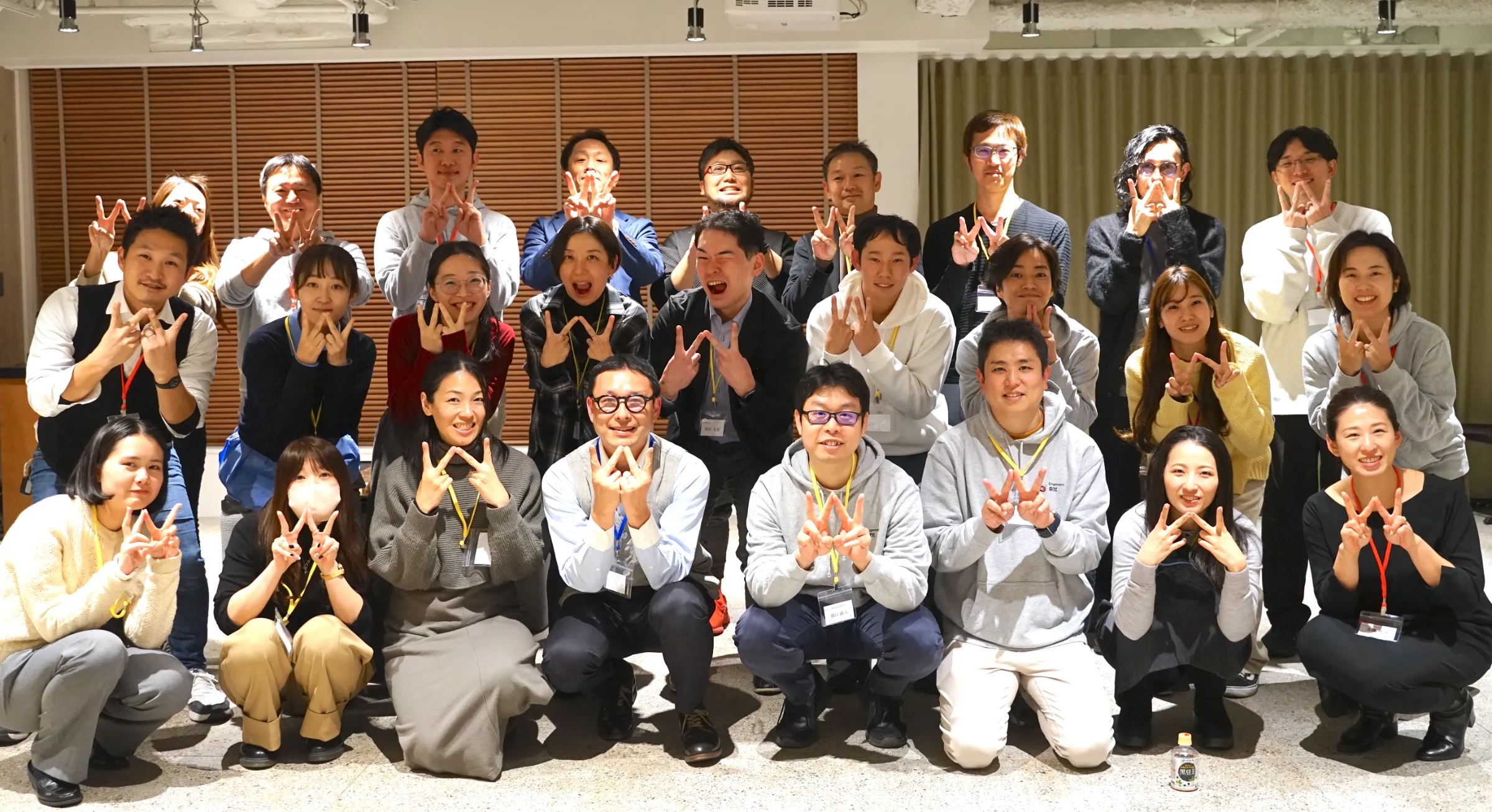 真ん中のIさんの表情、最高です!