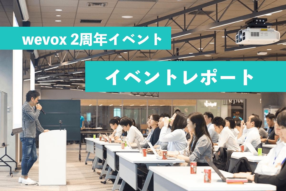 【イベントレポート】wevox2周年記念イベント開催!