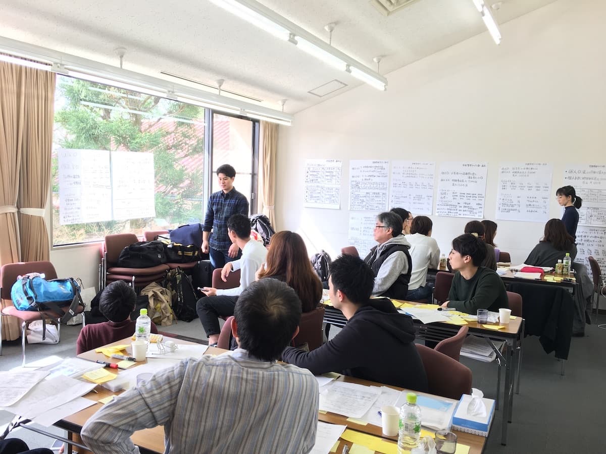 ミナジン社OKRミーティングの様子