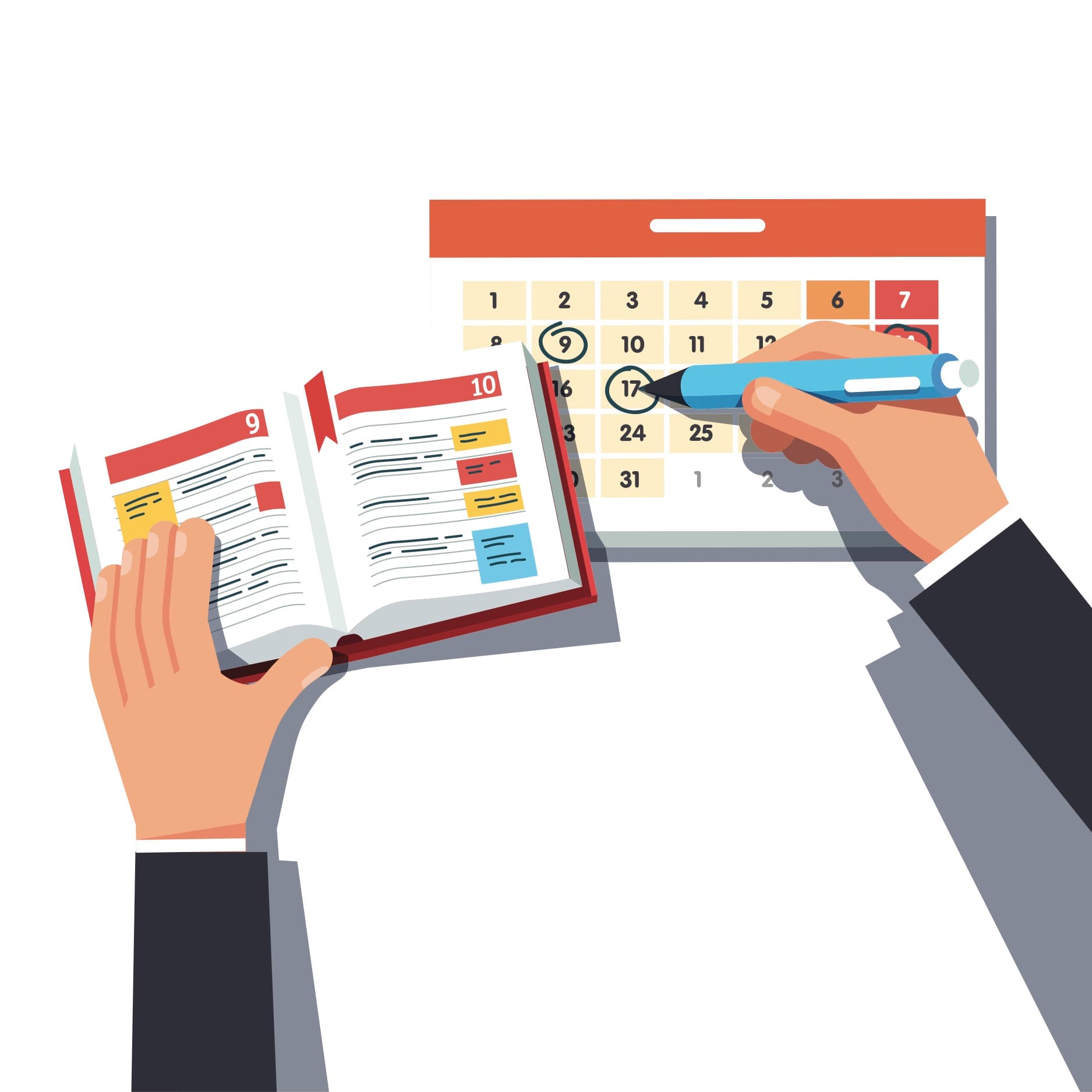 勤務日数を選択できるようにする